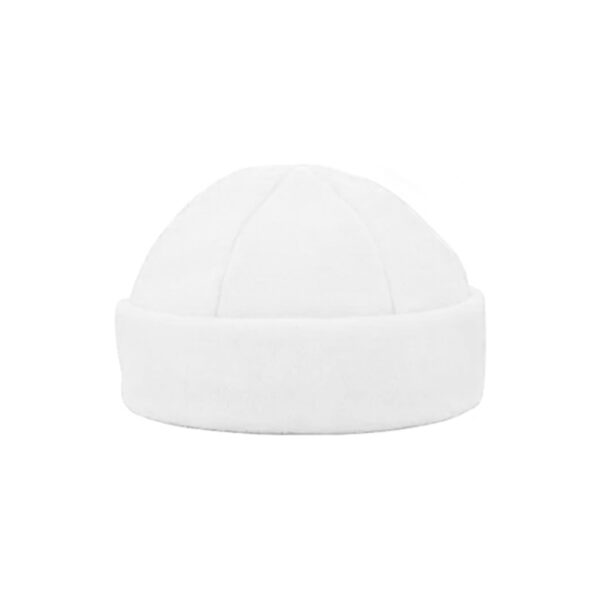 Fleece mutsen bedrukken wit, fleece mutsen met bedrukking