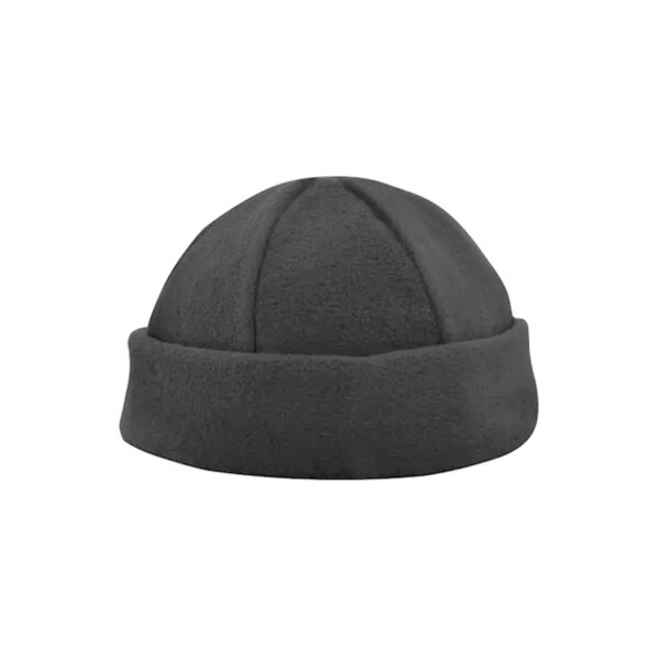 Grijze fleece mutsen borduren, fleece mutsen laten borduren, geborduurde fleece mutsen, fleece mutsen borduren met logo