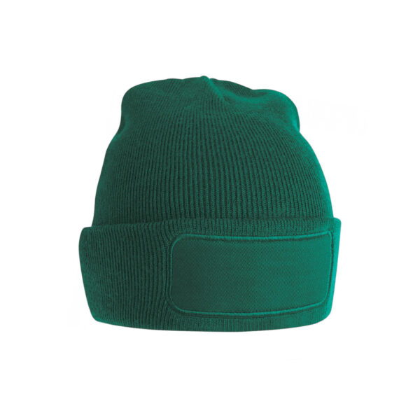 Groene beanies bedrukken, beanies bedrukken groen, groene beanies met opdruk