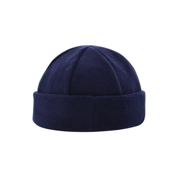 Navy fleece mutsen borduren, fleece mutsen laten borduren, geborduurde fleece mutsen, fleece mutsen borduren met logo