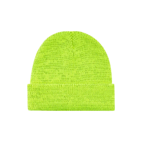 Reflecterende mutsen borduren, neon gele reflecterende mutsen, geborduurde reflectie mutsen