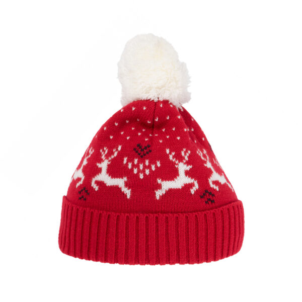 Rode rendier mutsen borduren, rendier mutsen borduren, rendier kerstmutsen borduren, kerstmutsen laten borduren