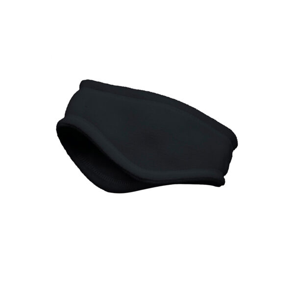 Oorwarmers bedrukken grijs, oorwarmers met bedrukking, bedrukte oorwarmers fleece