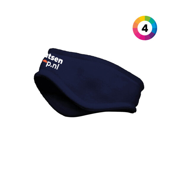 oorwarmers bedrukken, navy oorwarmers bedrukken, oorwarmers bedrukken met logo, oorwarmers drukken, fleece oorwarmers bedrukken