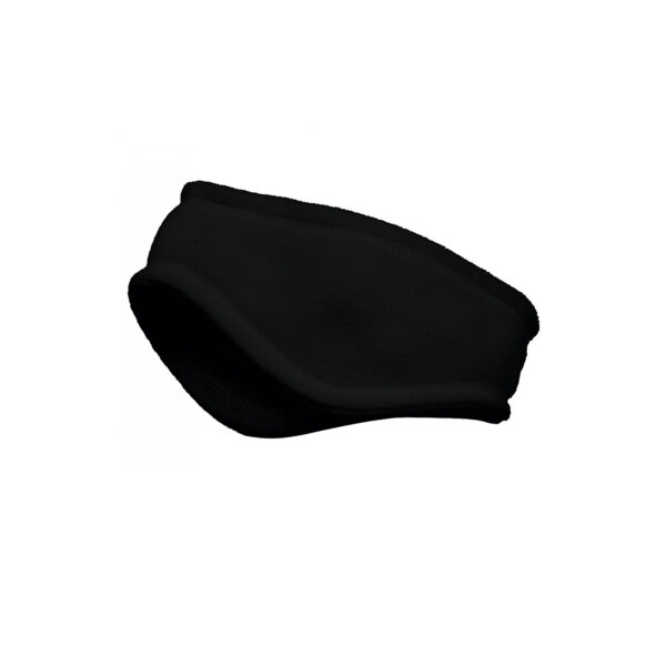 Oorwarmers bedrukken zwart, oorwarmers met bedrukking, bedrukte oorwarmers fleece