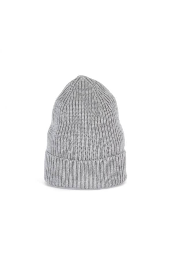 Merinowol mutsen borduren, merino wol mutsen borduren Heathergrey