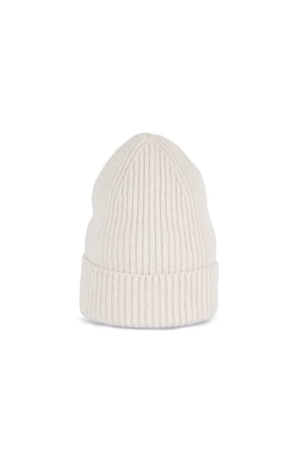 Merinowol mutsen borduren, merino wol mutsen borduren Ivory