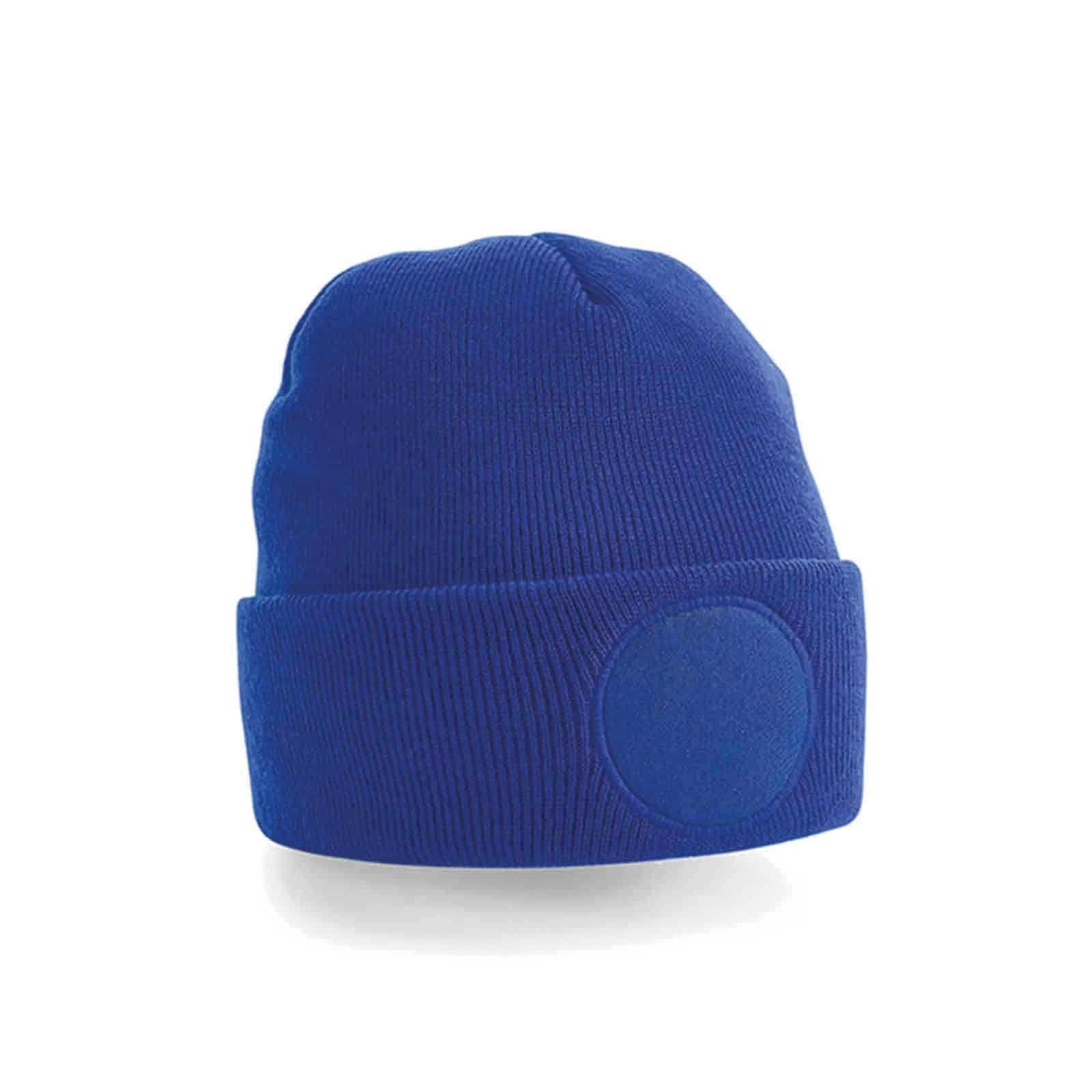 Mutsen-met-rond-label-bedrukken,-mutsen-met-rond-label