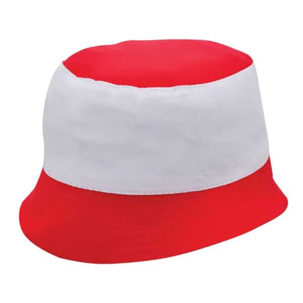 Rood-witte vissershoedjes bedrukken