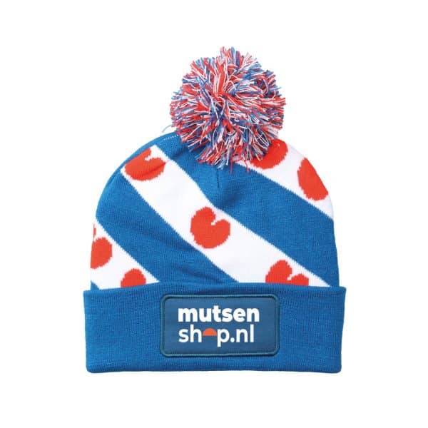 Friese-mutsen-bedrukken,-friesland-muts-met-logo,-friese-mutsen-bedrukt-met-logo,-friesland-mutsen-drukken