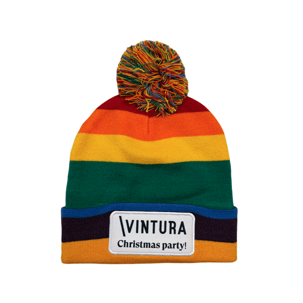 Regenboog mutsen bedrukken met logo