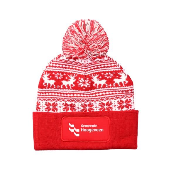 Rode kerst mutsen bedrukken