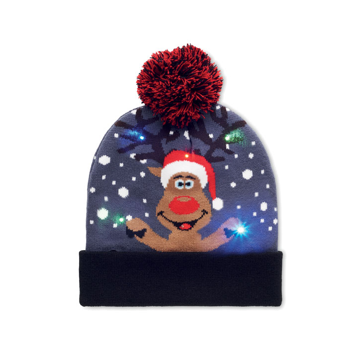Kerstmuts met LED lampjes borduren - Afbeelding 4