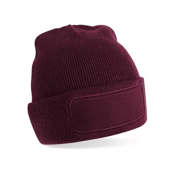 Bordeaux rode beanies bedrukken
