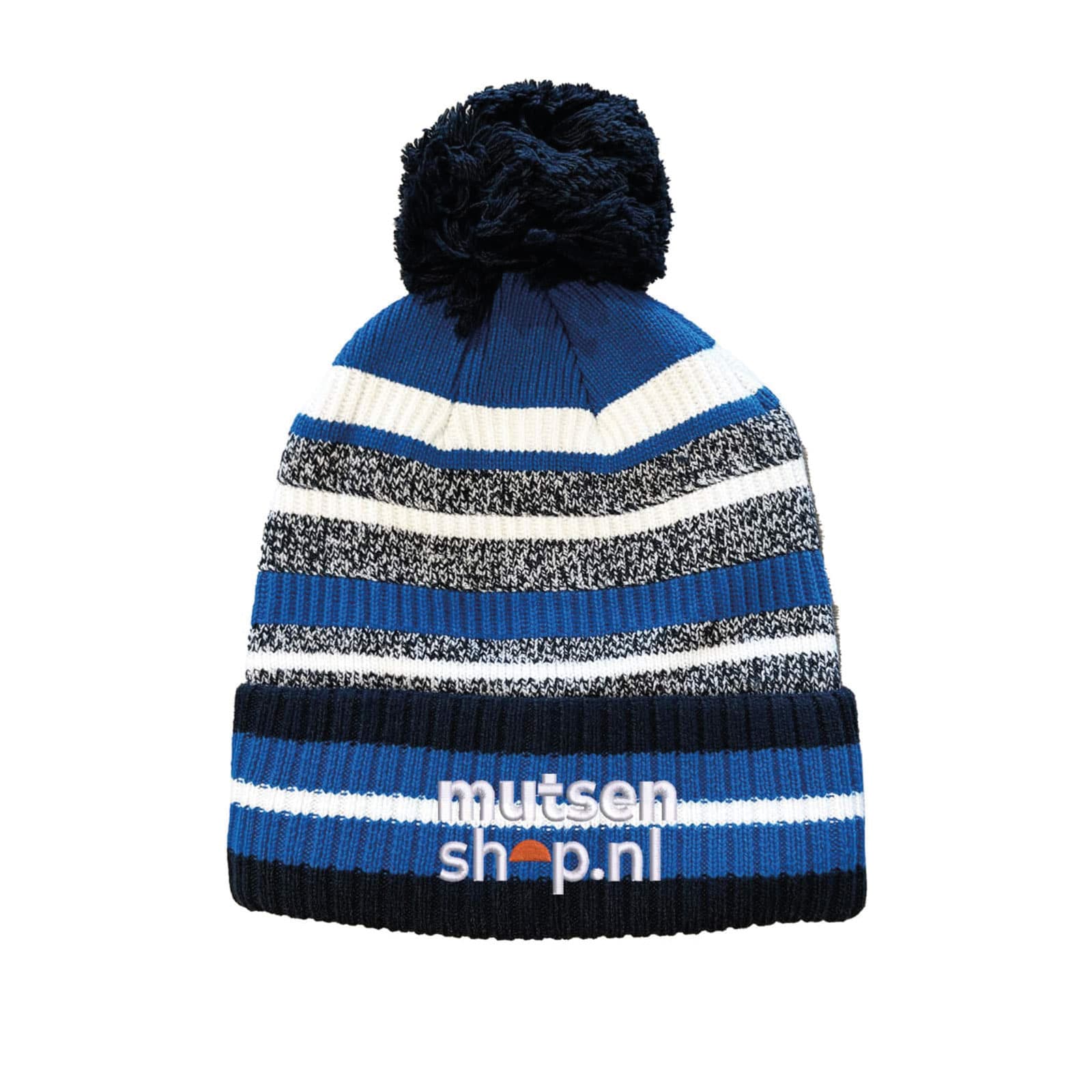 Gestreepte-kleurrijke-mutsen-borduren,-MUTSEN-MET-LOGO-BORDUREN