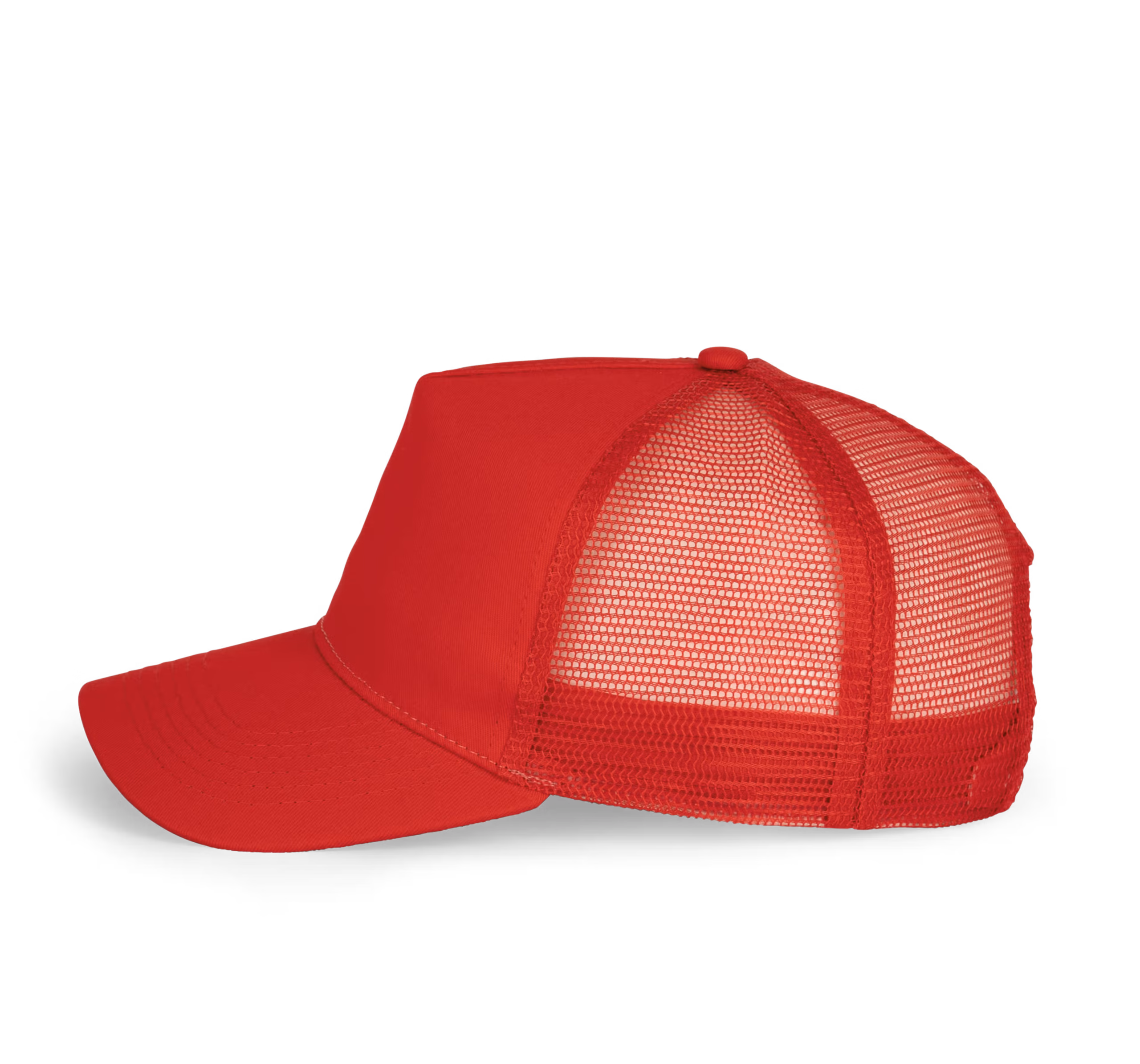 Rode truckers petten borduren