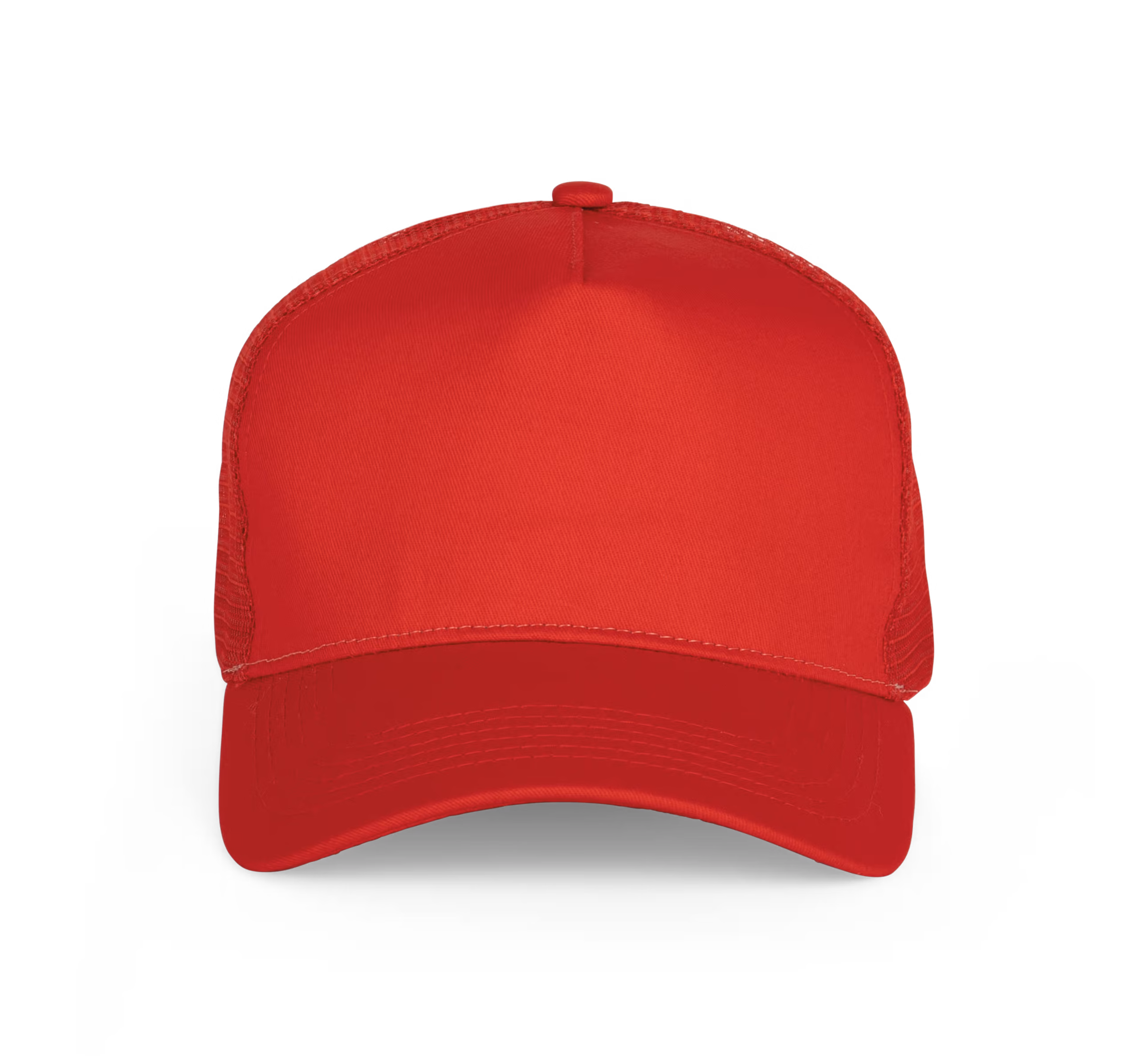Rode truckerscap borduren