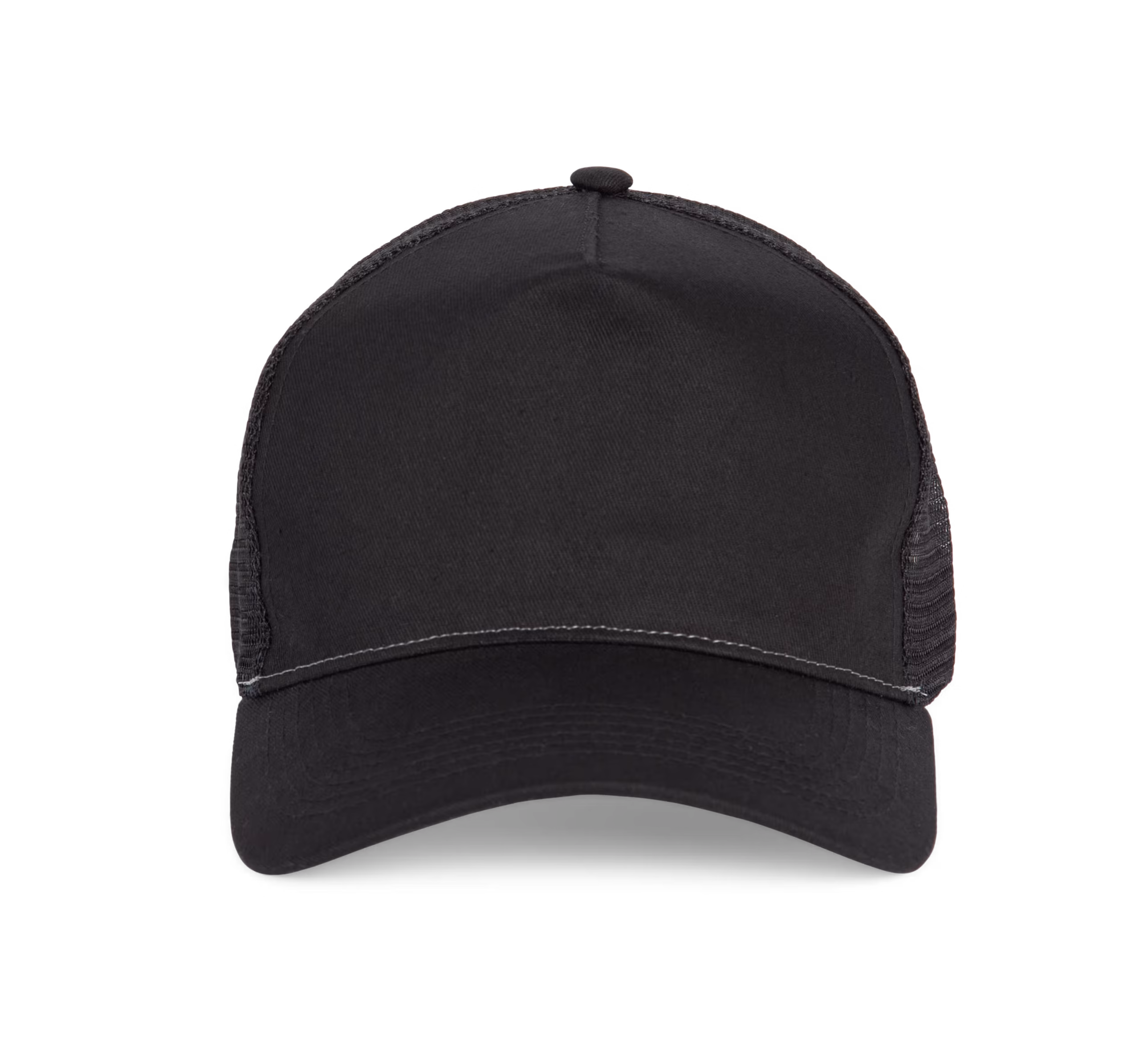 Zwarte truckerscap borduren